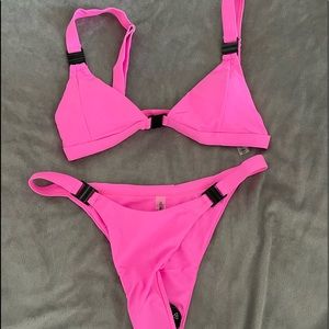 Hot pink ZAFUL bikini size Medium NWT